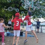 autour des matchs, visite du lac de Constance pour les enfants et les parents